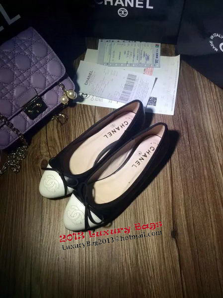 Chanel Sheepskin Ballerina CH1096LJD Black&White