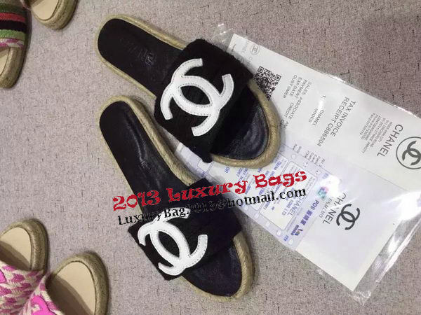 Chanel Slipper CH11228LRF Black