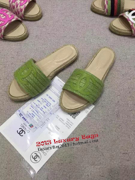 Chanel Slipper CH11228LRF Green