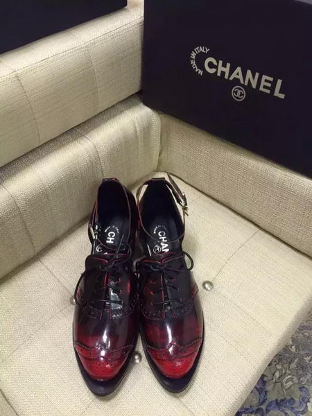 Chanel Sneakers Patent Leather CH1264GG Burgundy