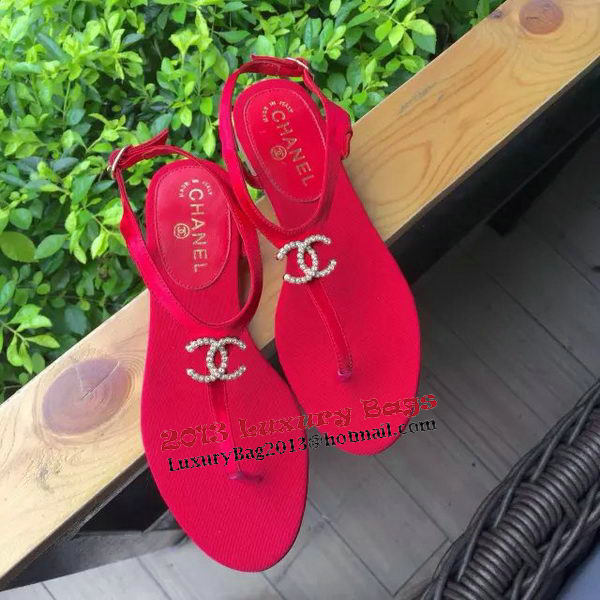 Chanel Thong Sandal CH1268VT Rose