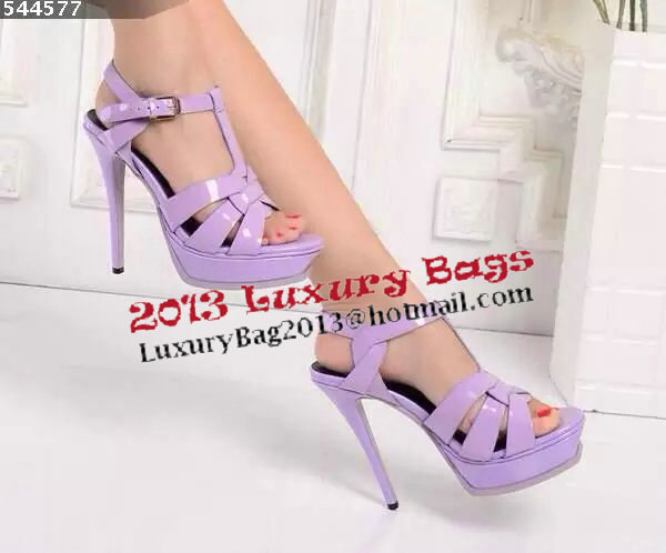 Yves Saint Laurent 130mm Pump Sandals YSL248LWR Lavender