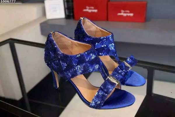 Ferragamo Sandals 90mm Pump FL0584DON Blue