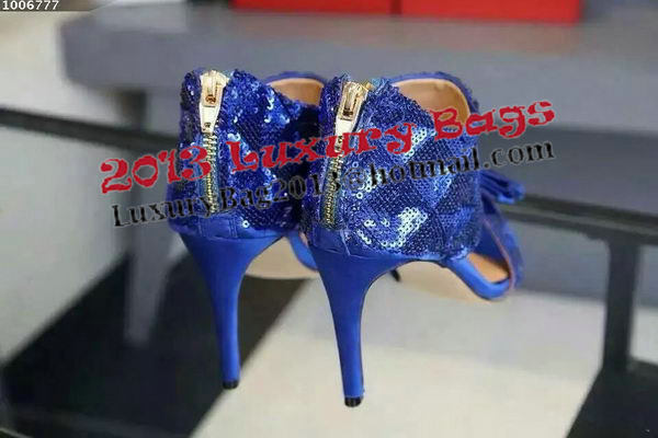Ferragamo Sandals 90mm Pump FL0584DON Blue