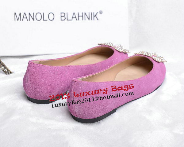 Manolo Blahnik Ballerina Satin Canvas MB088 Lavender