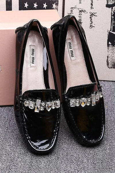 miu miu Casual Shoes Patent Leather MM334 Black