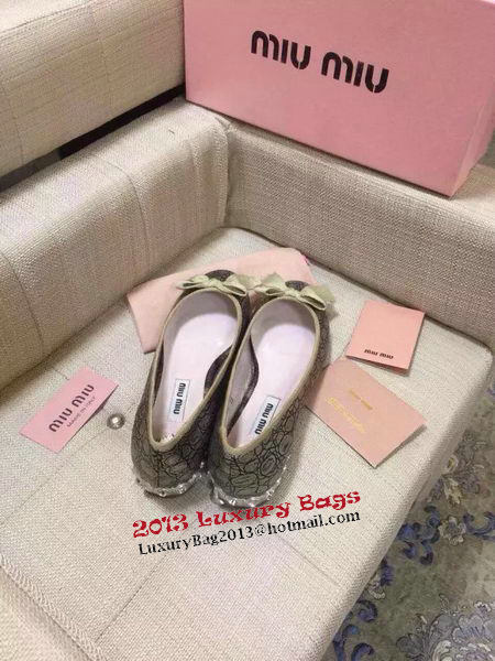 miu miu Slipper Snake Leather MM337 Silver