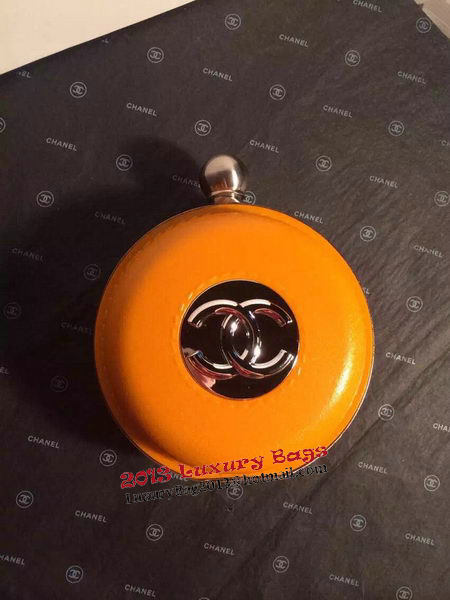 Chanel Plexiglass Globe Clutch Bag Orange