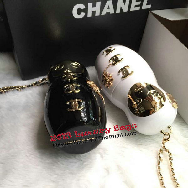 Chanel Plexiglass Porcelain Doll Clutch Bag R16