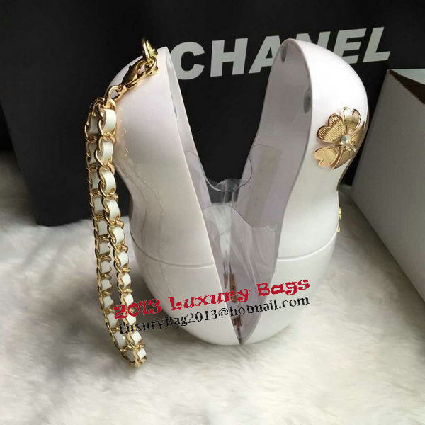 Chanel Plexiglass Porcelain Doll Clutch Bag R16