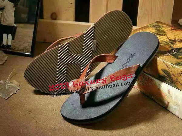 Hermes Flip-Flop Leather HO0494 Brown