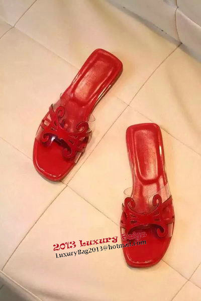 Hermes Slipper PVC HO0503 Red