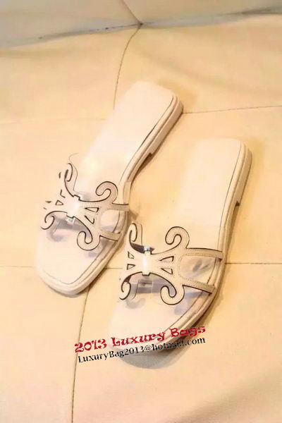 Hermes Slipper PVC HO0503 White