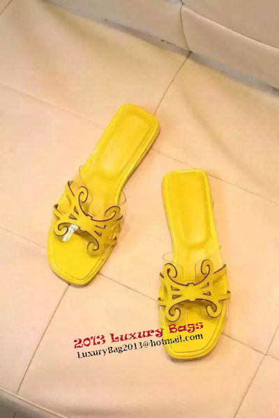 Hermes Slipper PVC HO0503 Yellow