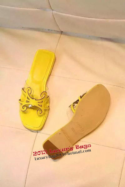 Hermes Slipper PVC HO0503 Yellow