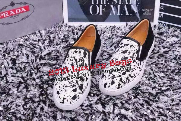 Prada Casual Shoes Sudde Leather PD425 White