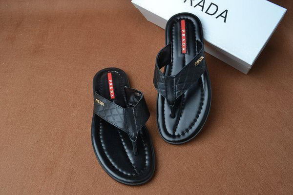 Prada Flip-Flop Sheepskin Leather PD409 Black