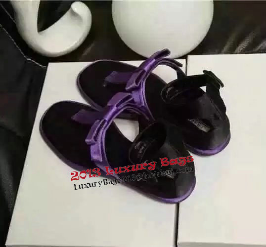 Prada Flip-Flop Sheepskin Leather PD429 Purple