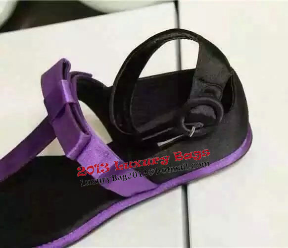 Prada Flip-Flop Sheepskin Leather PD429 Purple