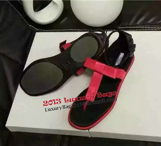 Prada Flip-Flop Sheepskin Leather PD429 Rose