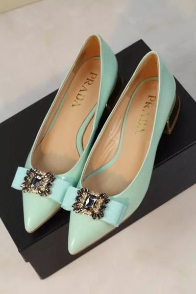 Prada Pump Patent Leather PD398 Light Green