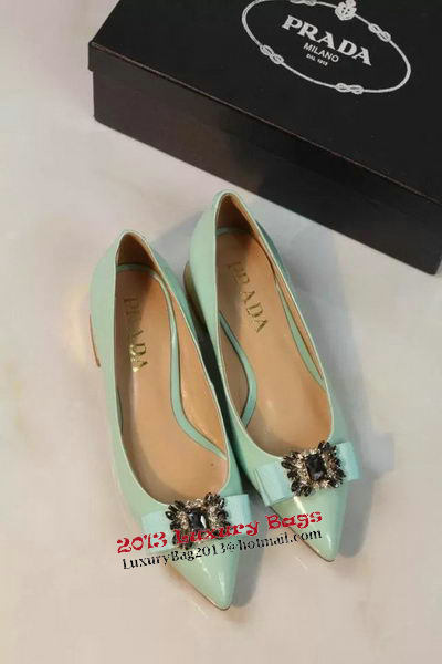 Prada Pump Patent Leather PD398 Light Green