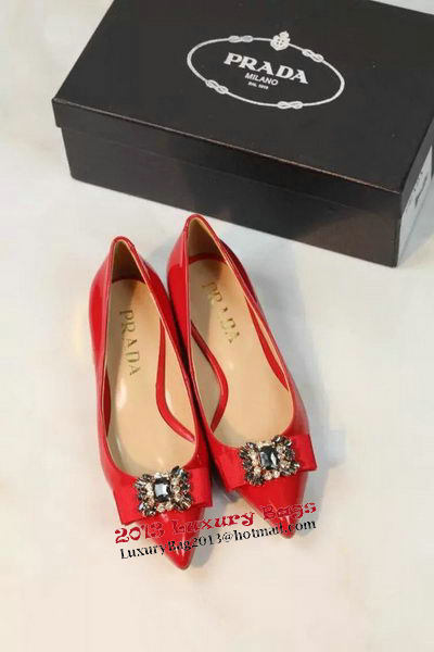 Prada Pump Patent Leather PD398 Red