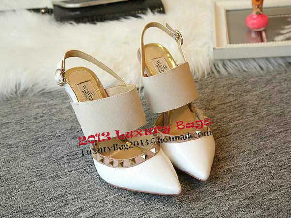 Valentino Canvas Pump VT456 OffWhite