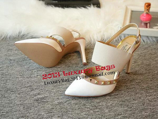 Valentino Canvas Pump VT456 OffWhite