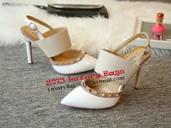 Valentino Canvas Pump VT456 OffWhite