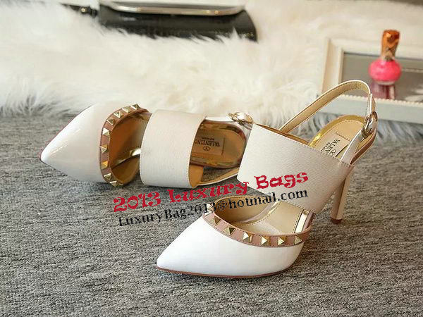 Valentino Canvas Pump VT456 OffWhite