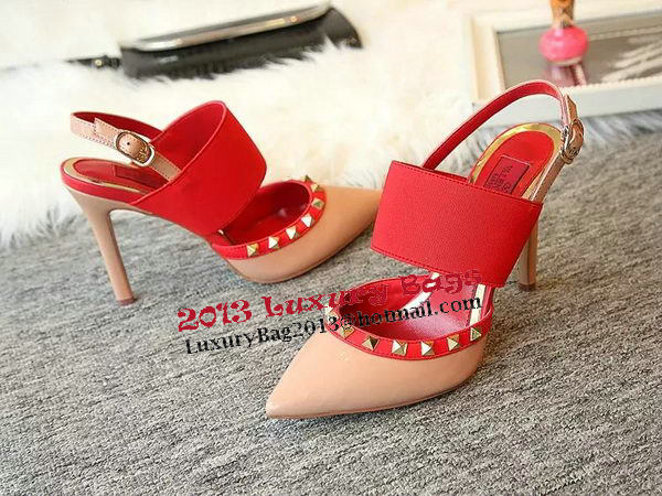 Valentino Canvas Pump VT456 Red