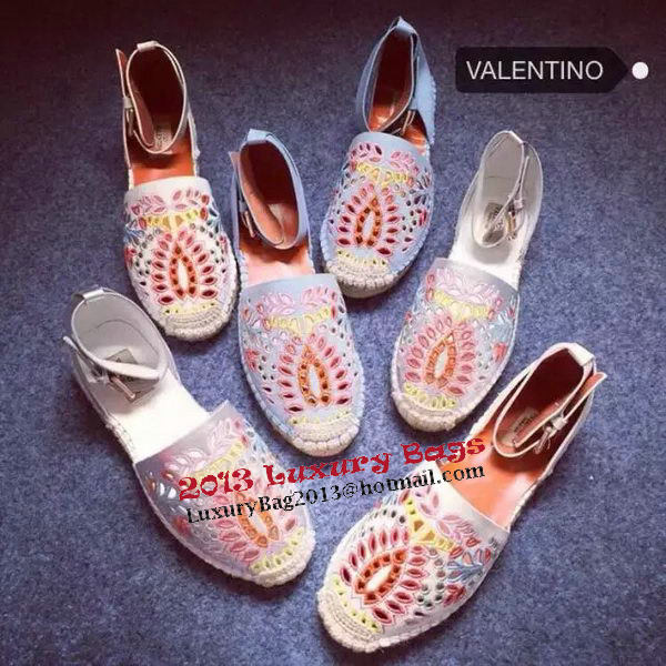 Valentino Casual Shoes Canvas VT497 Silver