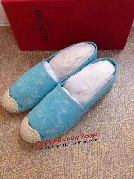 Valentino Casual Shoes Lace VT546 Light Blue
