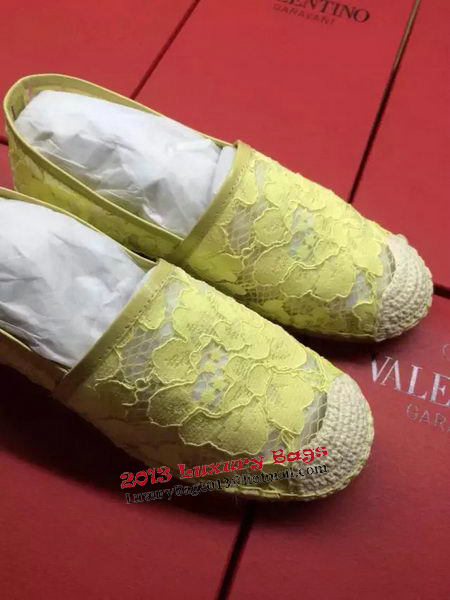 Valentino Casual Shoes Lace VT546 Yellow