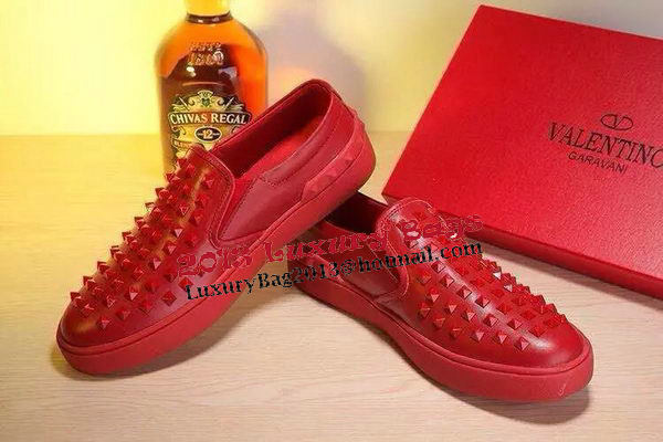 Valentino Casual Shoes Leather VT533 Red
