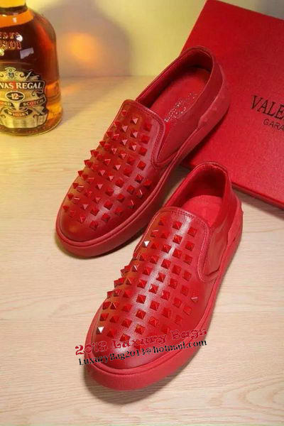 Valentino Casual Shoes Leather VT533 Red