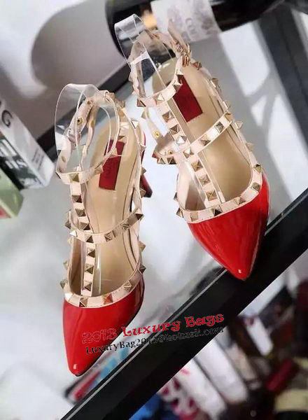 Valentino Patent Leather Pump VT488 Red