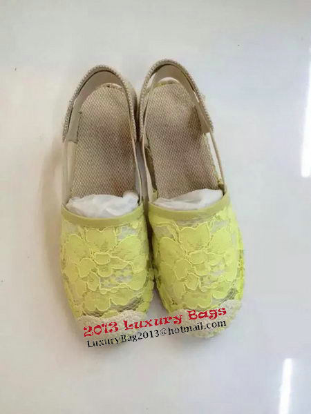 Valentino Sandals Lace VT541 Yellow