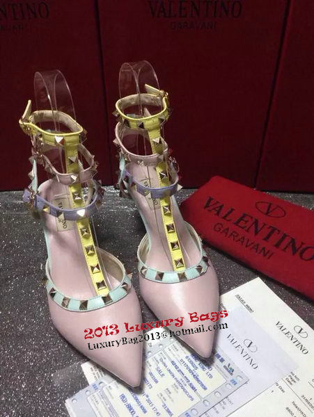 Valentino Sheepskin Leather 65mm Pump VT427 Pink