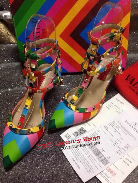 Valentino Sheepskin Leather 65mm Pump VT431 Multicolour