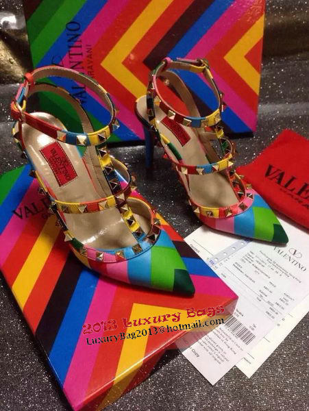 Valentino Sheepskin Leather 95mm Pump VT430 Multicolour