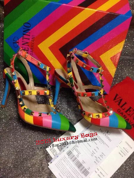 Valentino Sheepskin Leather 95mm Pump VT430 Multicolour