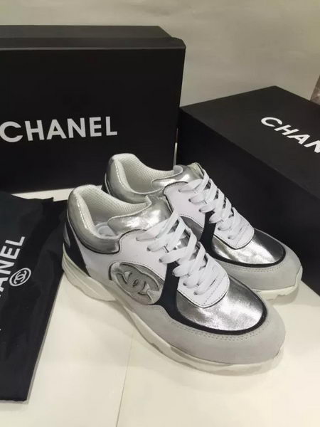 Chanel Casual Shoes CH1324 White&Silver