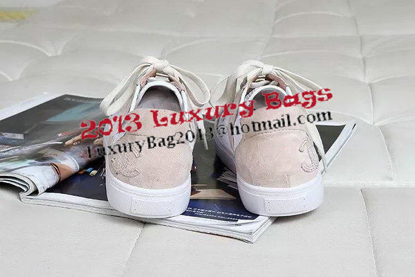 Chanel Casual Shoes Suede Leather CH1298 Apricot