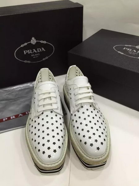 Prada Casual Shoes Leather PD457 White