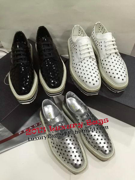 Prada Casual Shoes Leather PD457 White