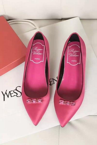 Roger Vivier Satin 55mm Pump RV280 Rose