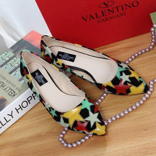 Valentino Leather Flat VT556 Multicolour