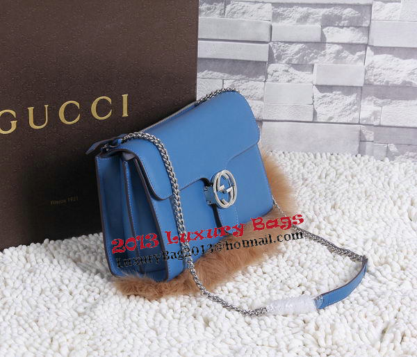 Gucci Interlocking Leather Shoulder Bag 387604